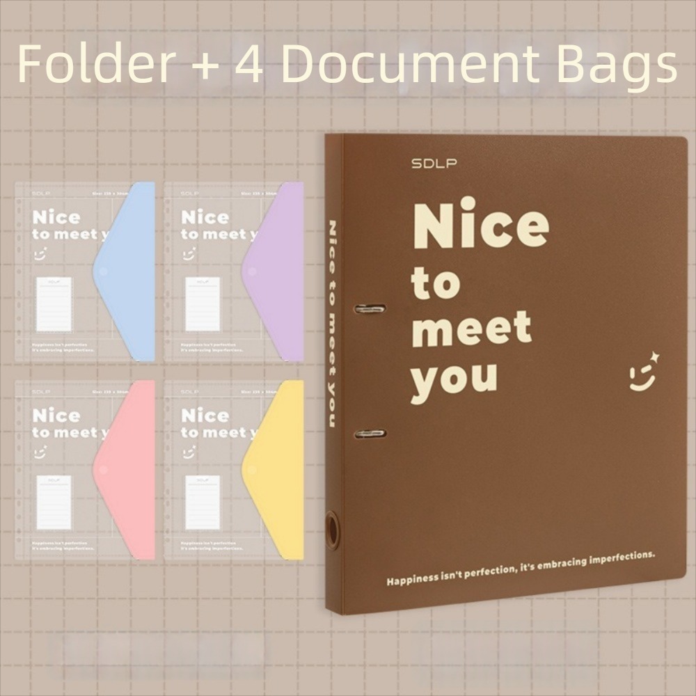Binder Clip Assorted - Set Tas File Loose Leaf PP