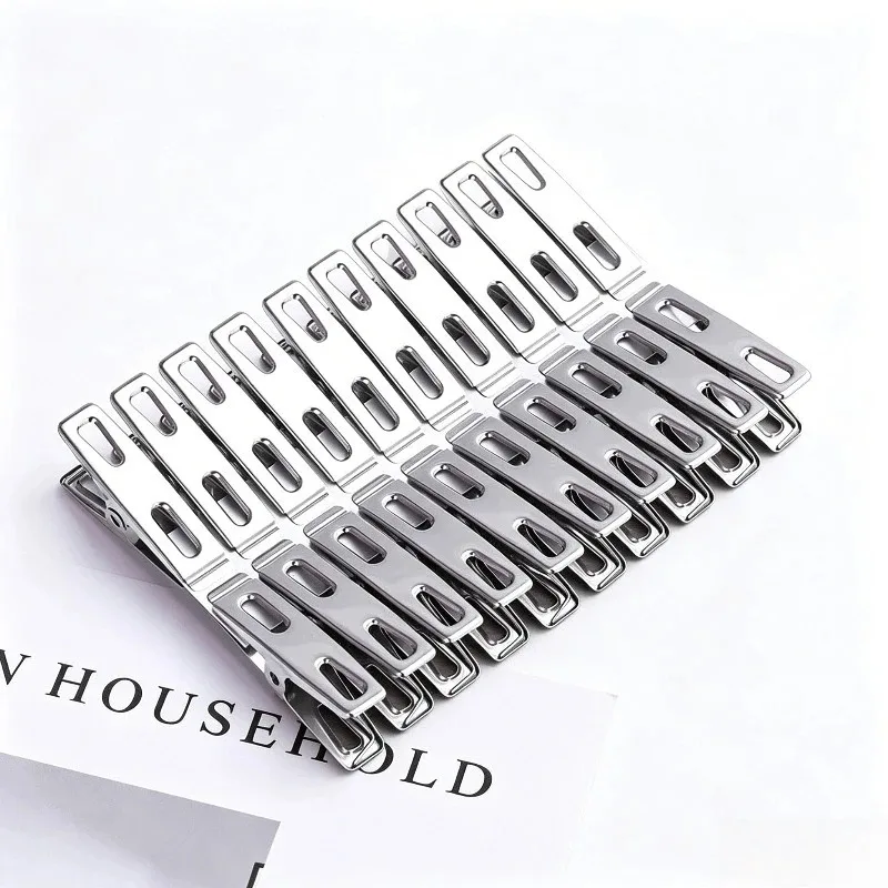 Binder Clip Assorted - 20 buah penjepit pakaian dari baja