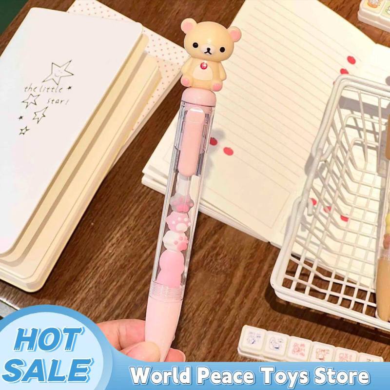 Pena Gel Rilakkuma Bear Sister - Stationery Supplier ulasan dan harga