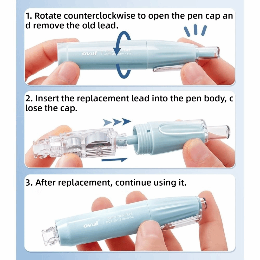 Multifungsi 360 °   Pita Korek - Correction Tape Roller ulasan dan harga